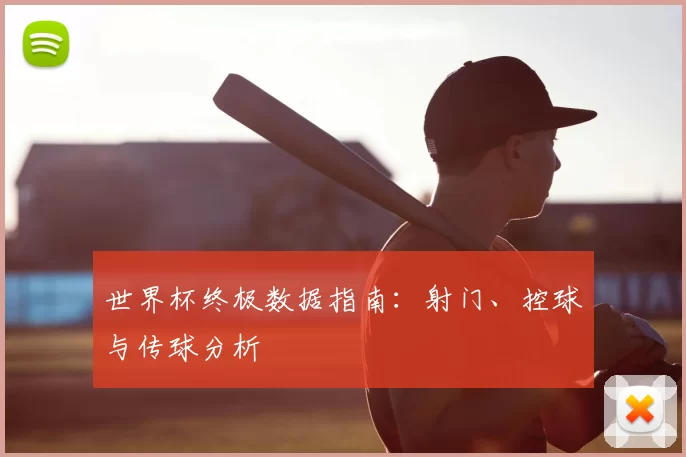 世界杯终极数据指南：射门、控球与传球分析