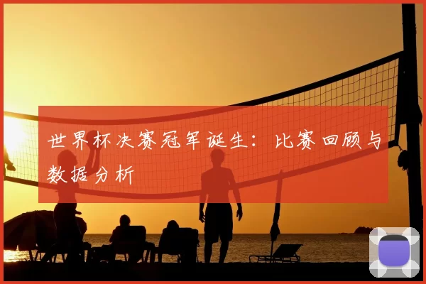 世界杯决赛冠军诞生：比赛回顾与数据分析